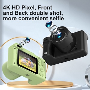 New Product Q9 Retro Student <strong>Camera</strong> Mini Digital <strong>Camera</strong> HD Dual Photo &amp; Video Kids <strong>Camera</strong> with Stand - Product Image 4