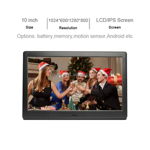 Vorteile 10 Zoll digitaler Bilderrahmen Full HD LCD IPS-Display Foto Musik Video Player Kalender Alarm Timer Fernbedienung - Product Image 4