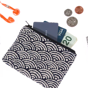 Versatile Zippered <strong>Pouch</strong>. Serves As Coin Purse, Wallet, Makeup Holder. Holds Rosary, Earbuds, Phone. Customizable. - Product Image 6