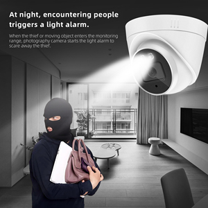 Cámara DE SEGURIDAD POE a todo color de 5MP, diseño de domo de visión nocturna, detección de movimiento IR, micrófono incorporado, Sensor CMOS, compatible con memoria/tarjeta SD - Product Image 3