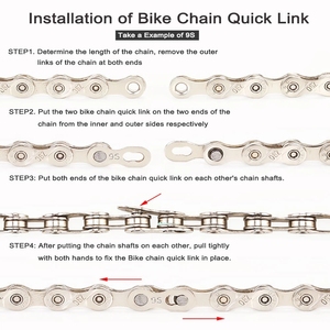 チェーン6 7 8 9 10 11 12スピード116リンクスチール高強度バイクディレイラーチェーンMtb道路自転車チェーン - Product Image 5