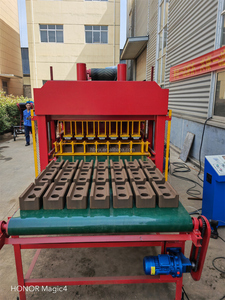 HBY 7-10 New Environmental Friendly Fully Automatic Red Yellow Soil <strong>Interlocking</strong> <strong>Interlocking</strong> Brick Machine Full Set