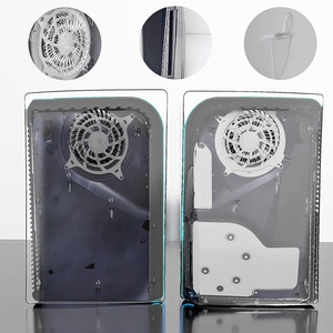Nuova superficie liscia 3D stampato Logo puro trasparente custodia protettiva per la pelle del PC Cool Gaming Controller di ricambio - Product Image 3