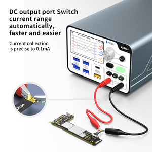 AiXun P3208 320W akıllı telefon için regüle güç kaynağı 32V 8A gerilim ampermetre ip7-14 Pro/Max hızlı şarj algılama kablo test cihazı - Product Image 3