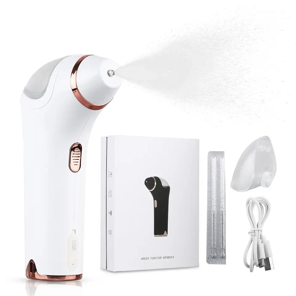 Pistolet à air comprimé Wireless Face Beauty Oxygen Water Injection Sprayer For Moisturize Lightning Skin