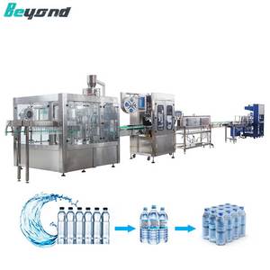 Máquina automática de llenado y producción de agua potable y mineral 3 en 1: Sistema de embotellado de alta eficiencia para uso industrial