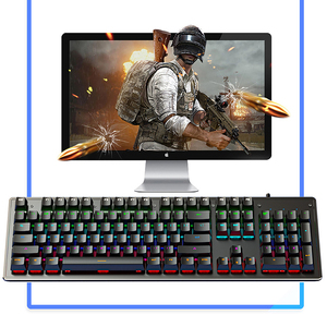 OEM fabrika en iyi fiyat kompakt 104 tuşları Rgb arkadan aydınlatmalı mekanik oyun klavyesi Win PC Gamer için - Product Image 1