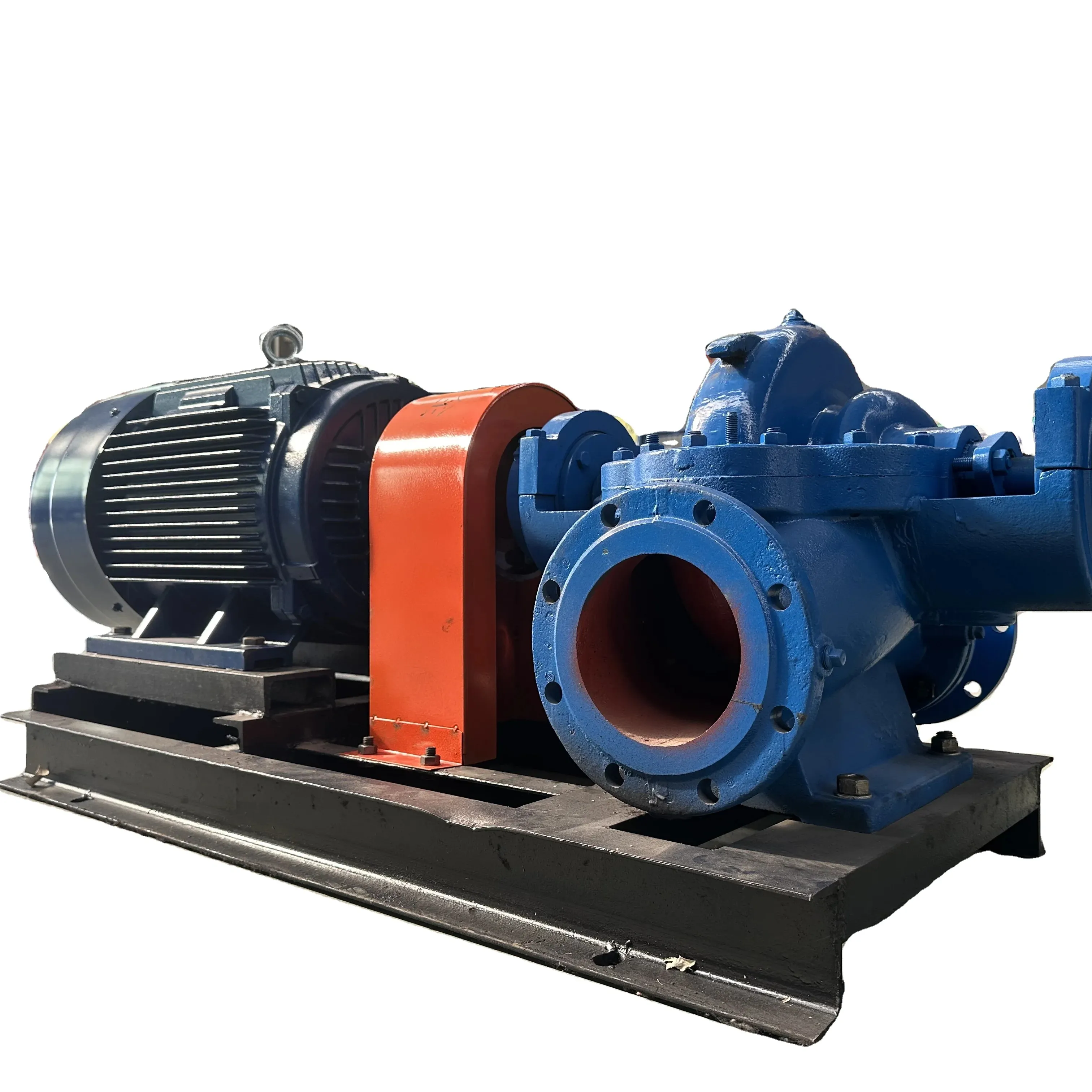 Pompe à eau centrifuge horizontale à haut débit de 75 kW utilisée dans les centrales thermiques