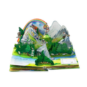 Özel çocuk hikayesi öğrenme çocuklar için günlük baskı sanat tasarım Flip kitap karton kitap malzeme - Product Image 4