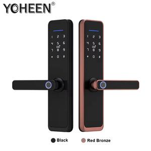 Most Popular TTlock <strong>Blue</strong> Tooth App Digital <strong>Locks</strong> Biometric Fingerprint Handle Smart <strong>Lock</strong> With Rfid Ic Card <strong>Key</strong> Code or Tuya Wifi - Product Image 4