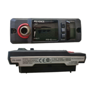 Keyence เซ็นเซอร์วัดการไหลของอุตสาหกรรม, ความแม่นยำสูง FD-Q32C หนีบเซ็นเซอร์การไหลอัลตราโซนิกสำหรับ1 "-1.1/4" ท่อโลหะ/เรซินไม่หยุดทำงาน - Product Image 1