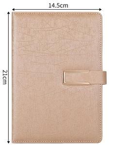 Cuaderno liso con logotipo personalizado A5, cuaderno de tapa dura de lino con impresión de diario, cuaderno con cubierta de tela - Product Image 5