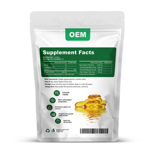 OEM Halal Inodore Huile d'Ail Softgel Complément Végétarien Ail Noir Capsules Vitamines Produit pour Adultes et Nouveau-nés - Product Image 2