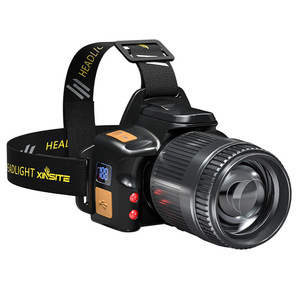 Không thấm nước Led Đèn Pha siêu sáng COB 3-chế độ Trọng lượng nhẹ Dây đeo nhựa xách tay thể thao ngoài trời Headgear đèn pha - Product Image 1