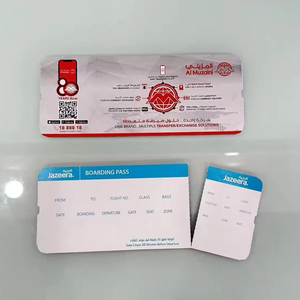Özel baskı hizmeti uçak uçak biniş kartı bilet termal kağıt uçuş biletleri. - Product Image 6