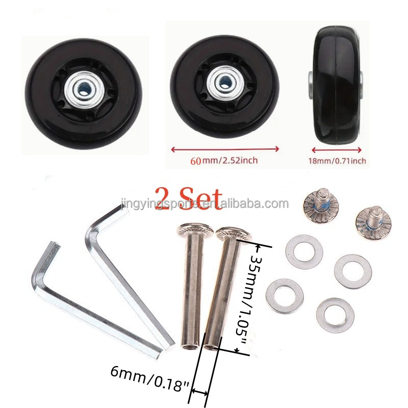 Black Pu-60*18mm-2 Kits-210g