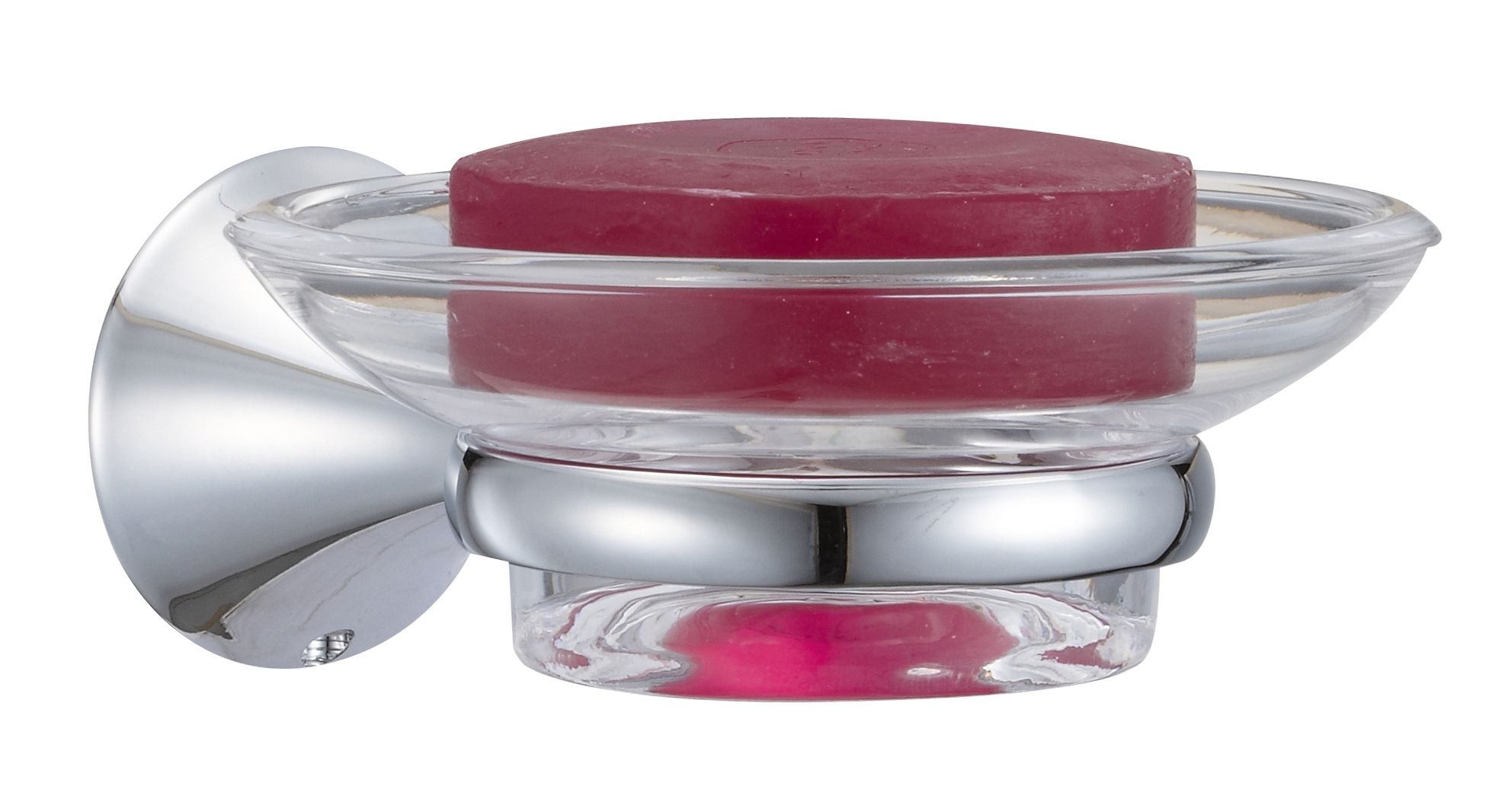 soap holder with glass