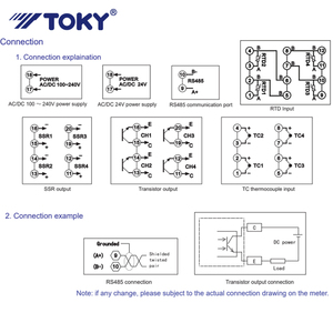 Controlador de temperatura LCD con pantalla digital controlado por algoritmo PID avanzado del fabricante Toky