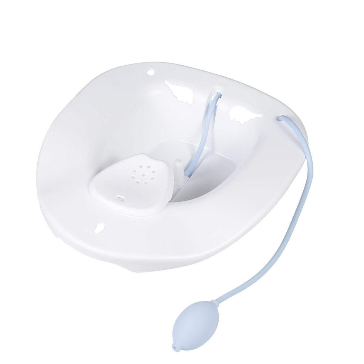 Elegant White Washer with Protective Support