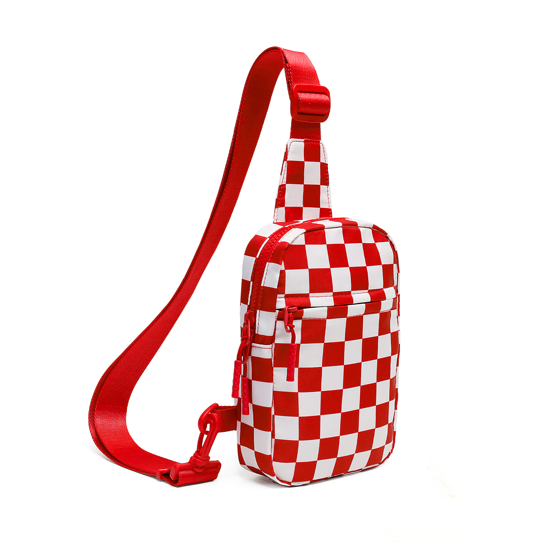 Damier rouge