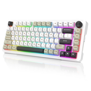 81 Keys 2.4Ghz Wireless Gaming <strong>Keyboard</strong> Custom <strong>Keyboard</strong> RGB Gasket <strong>Structure</strong> Hot Swappable Mechanical Gaming <strong>Computer</strong> <strong>Keyboard</strong> - Product Image 3