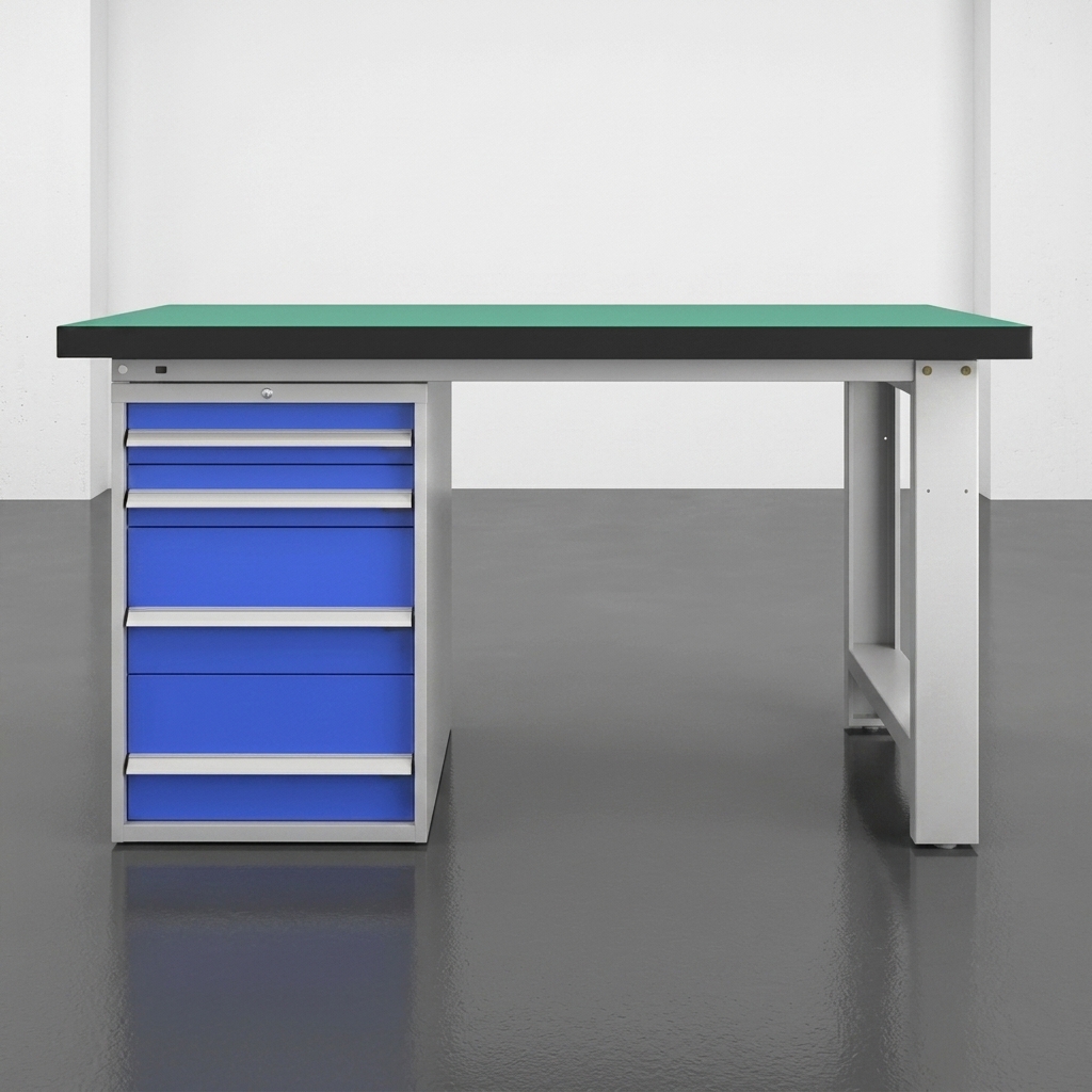 ESD Safe Work Table with 5 Drawers