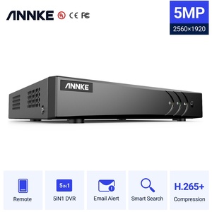 ANNKE8Ch 5MP Super HD <strong>DVR</strong> Hybrid 5-in-1 CCTV Digital Video Recorder H265 Surveillance <strong>DVR</strong> Supports 8CH Analog and 2 IP Cameras - Product Image 2
