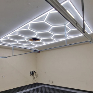 SUEZ Led esagonale personalizzato professionale per Showroom Led Workshop Light Car Detailing Lights Garage Work Light - Product Image 1
