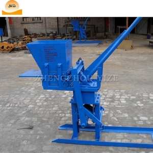 Máquina de fabricación de bloques de pavimentación de ladrillo hueco de suelo de operación manual barata - Product Image 2