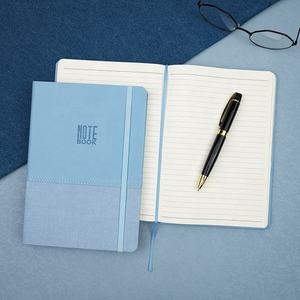 Venta al por mayor personalizado A6 A5 diario con correa elástica diario cuaderno impreso marca Logo Bloc cuaderno de notas de cuero PU