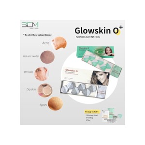 ชุดเครื่องทำความสะอาดใบหน้าแบบมีฟองออกซิเจนใน Co2ชุดเครื่องทำความสะอาดหน้าแบบแคปซูลชุดสีเขียวเรืองแสงชุดอุปกรณ์ทำความสะอาดผิว - Product Image 2