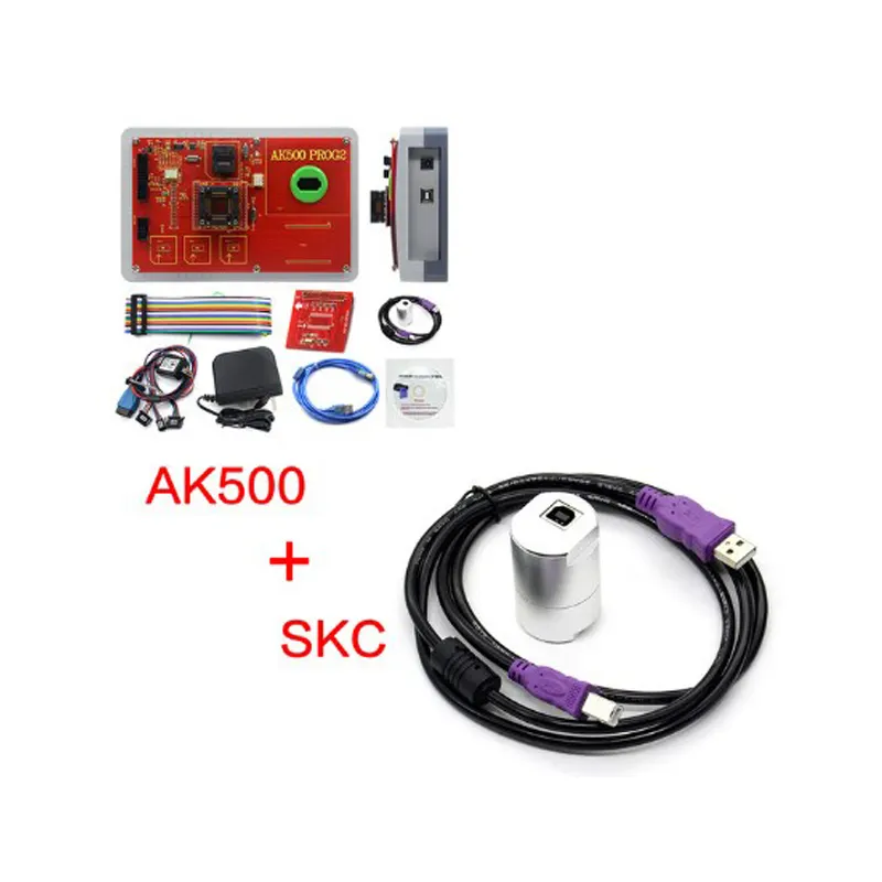 Dispositivo de programación de llaves automático AK500 Plus, alta calidad, con EIS SKC, calculadora, AK500 prog2, para mb