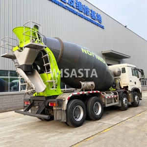 HOWO 8*4 şasi ile yüksek kaliteli Zoomlion kendinden yükleme çimento mikser kamyonu 12M3 özellikler çekirdek bileşenleri adam Motor motoru - Product Image 2