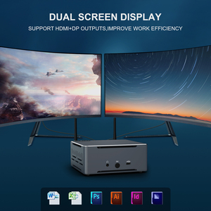 Mini PC Gaming Portable Pas Cher Linux Dual DDR4 Mini PC Micro PC HD DP 4K Display Gamer Mini Computer - Product Image 4