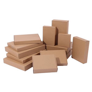 Scatole di cartone marrone Kraft ondulato scatole di cartone marrone bianco per imballaggi di piccole imprese - Product Image 5