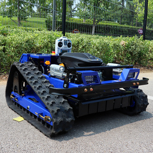小型クローラー自動芝刈り機ロボット商用多機能リモートコントロールファーム芝刈り機 - Product Image 3