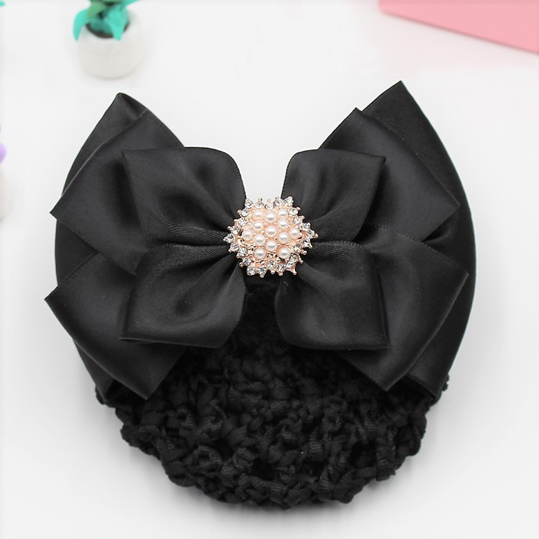 Five-pointed small pearl black jf