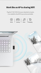 Comfast computer hardware e software CF-WU710N schede di rete V4 Mini usb flash drive adattatore wifi ethernet per Pc 150Mbps nero - Product Image 5