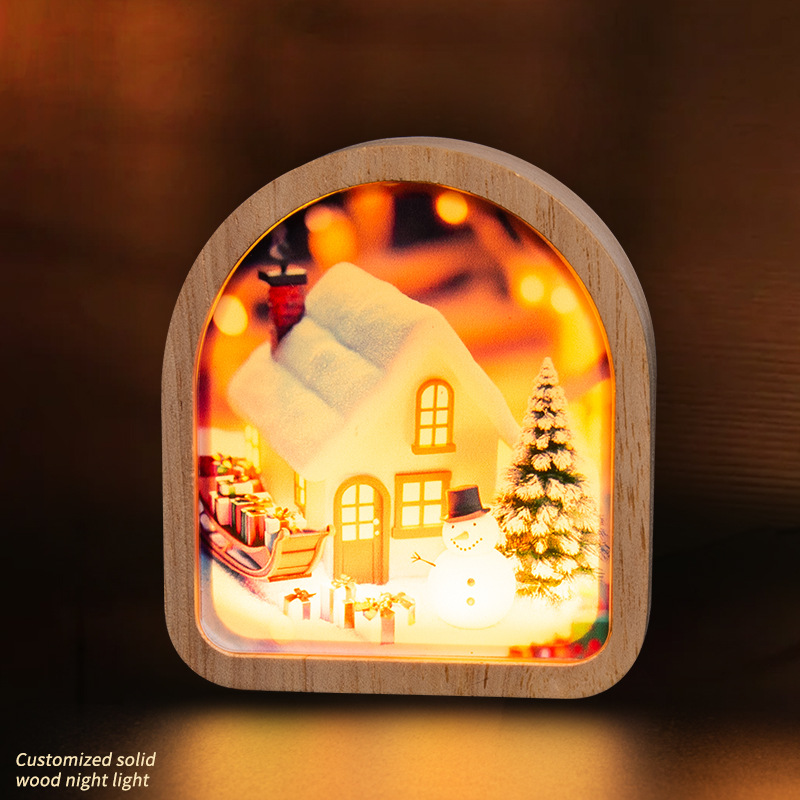 Maison de bonhomme de neige de Noël