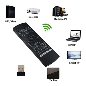 Mini Teclado retroiluminado MX3 2,4 GHz inalámbrico Air Mouse USB Dongle receptor Gyro Sensor Control remoto Universal para TV BOX en Stock - Product Image 3