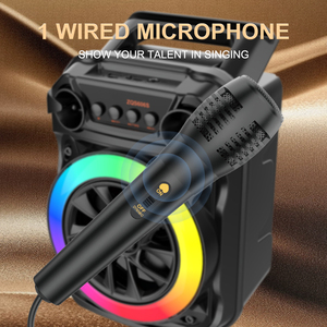 Zqs606s New Mini Chất Lượng Cao Loa Bt Âm Thanh Phong Cách Di Động Không Dây TWS Cột Âm Nhạc Trung Tâm Loa Siêu Trầm Bass - Product Image 3