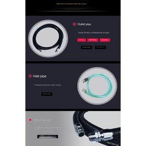 Yüksek basınca dayanıklı yağ çıkış borusu yakıt dağıtıcı pulser kalınlaşmış metal kabuk yakıt dağıtıcı lcd