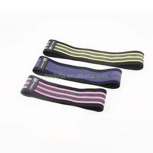 Bandas elásticas ajustables con logotipo personalizado para gimnasio, bandas de ejercicio para entrenamiento de resistencia con logotipo de círculo de cadera, tipo bucle - Product Image 5