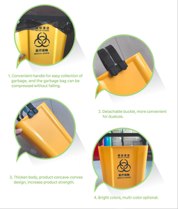 ถังขยะพลาสติกแบบด้ามจับถอดได้10L (ไม่มีฝา)-ส่งมาจากโรงงานสี/โลโก้สามารถปรับแต่งได้ส่วนลดจำนวนมาก - Product Image 4