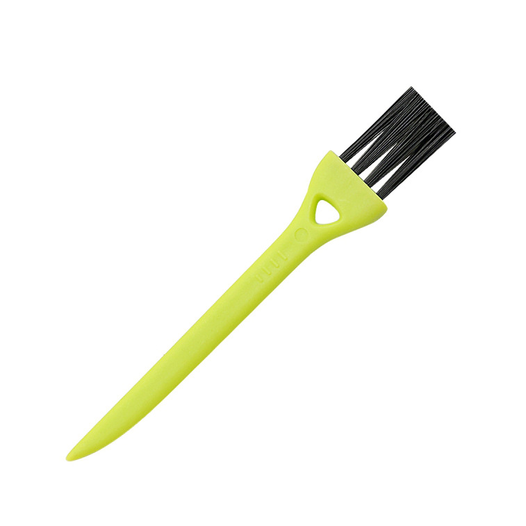 Green Handle With Black Hairbrush