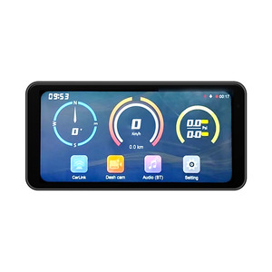 Navigatore <span class=keywords><strong>GPS</strong></span> impermeabile 6.25 pollici Wireless per moto/auto Carplay compatibile con fotocamere 2 HD 1080p e DVR - Product Image 1