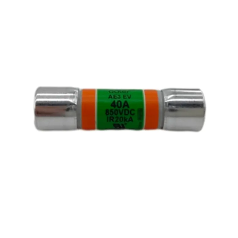 Adler 850V 40A EV Use High Breaking Fuse Fusible de núcleo de cobre de cerámica Fusible de acción rápida