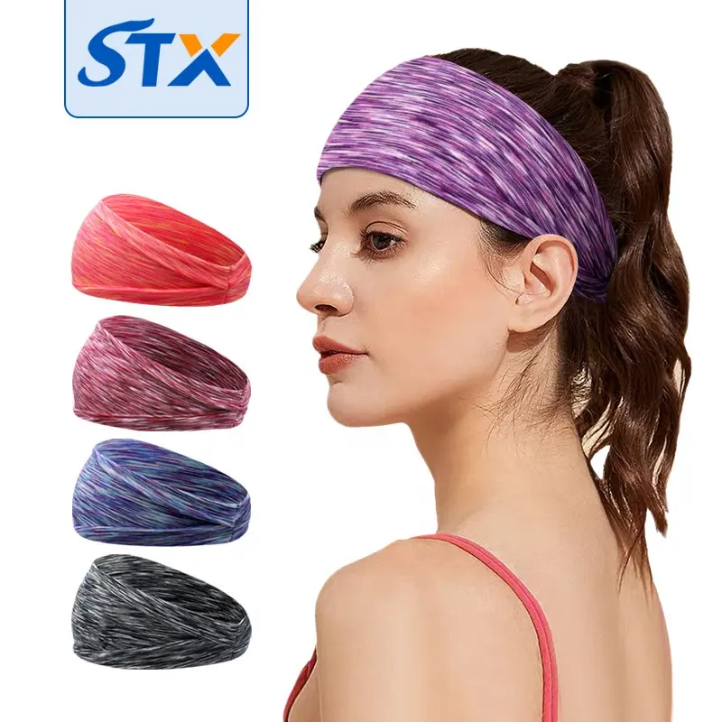 Shuntaixin allenamento fascia per il sudore assorbimento dell'umidità elastico elastico fascia per capelli donna nuove fasce per ragazza per lo Sport