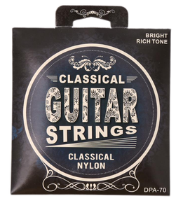 Venta directa de fábrica china, cuerda de guitarra clásica, cuerda de nailon de alta calidad, accesorio de instrumento de 6 cuerdas, precio al por mayor