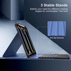MoKo Touchpad Desmontable 7 Colores Retroiluminado Teclado Inalámbrico Cubierta Smart Bluetooth Keyboard Case para iPad Pro 13 Pulgadas Case 2024 - Product Image 6